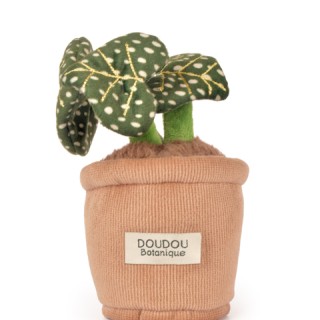 Peluche fleur - 9 cm - Botanique - Pois Jaune