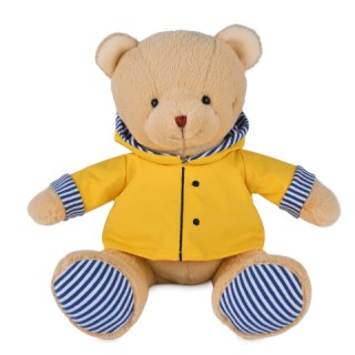 Peluche Ours Marin avec ciré jaune