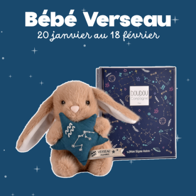 DOUDOU ASTRO - Verseau- 12 cm