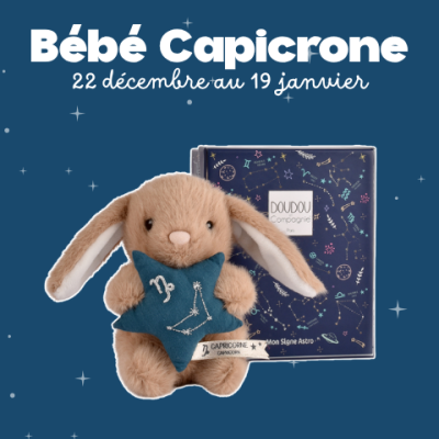 DOUDOU ASTRO - Capricorne - 12 cm
