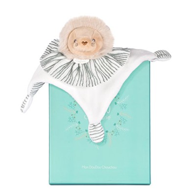 Doudou plat Lion- 20cm - les Chouchoux