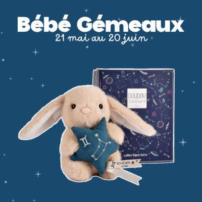 DOUDOU ASTRO - Gémeaux - 12 cm
