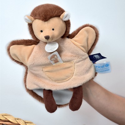 Marionnette à main Hérisson - 25 cm - Unicef