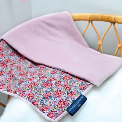 Plaid rose douceur - BOH'AIME 70x100 cm