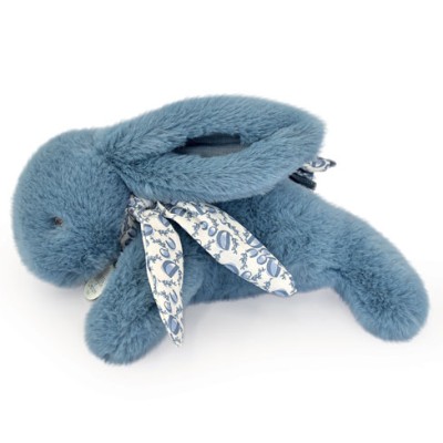 Lapin DOUDOU® - Peluche lapin Bleu - 25 cm