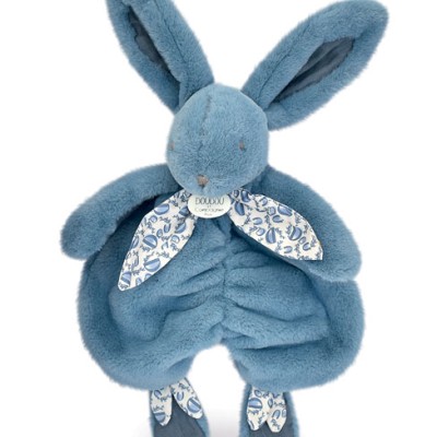 Lapin DOUDOU® - Doudou lapin Bleu - 29 cm