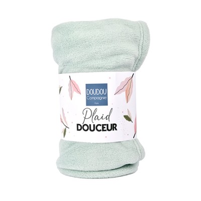 Plaid douceur  70*100 cm - Vert