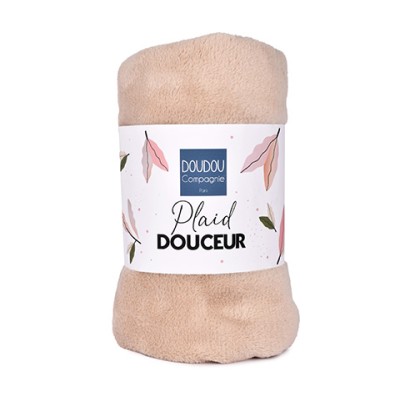 Plaid douceur  70*100 cm - Beige