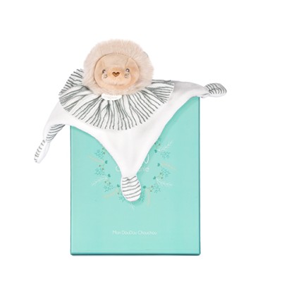 Doudou plat Lion- 20cm - les Chouchoux