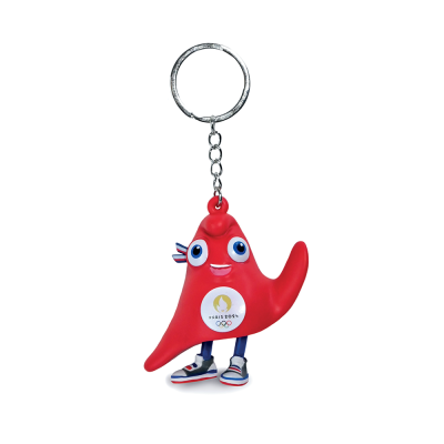 Porte clés JO 2024 - Mascotte Olympique - 7 cm