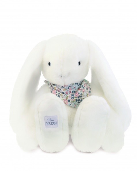 Peluche lapin Blanc XXL - debout 50 cm