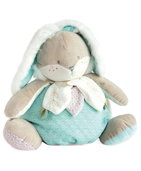 peluche lapin  vert XL 38 cm