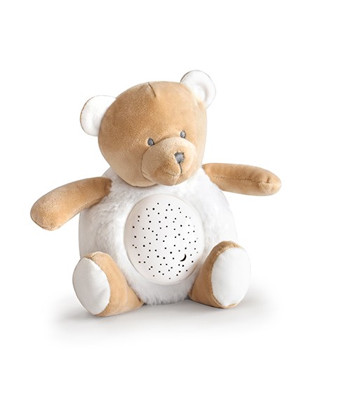 peluche veilleuse ours avec projections lumineuses