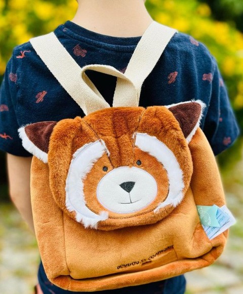 sac à dos panda roux