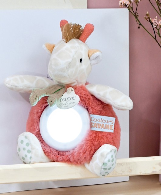 Veilleuse bébé girafe - 15 cm