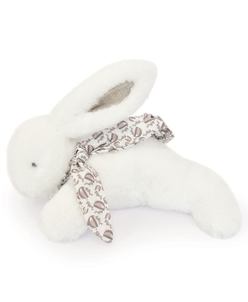 Lapin DOUDOU® Blanc - Peluche lapin - 25 cm