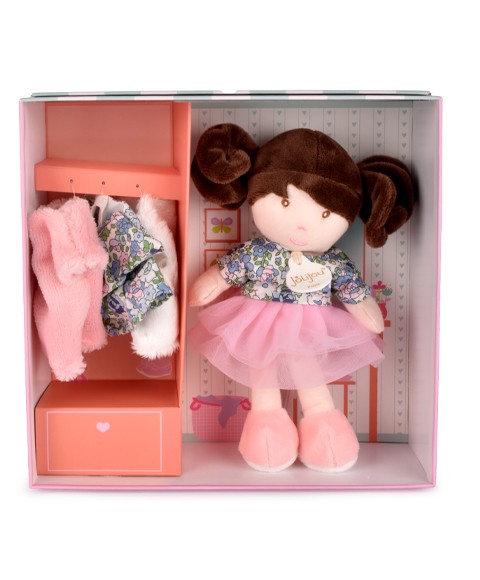 poupee de chiffon avec son dressing