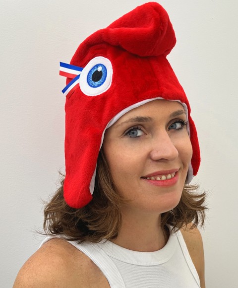 bonnet supporter jo paris 2024 rouge