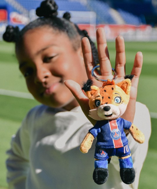 mascotte Porte clé mascotte officielle PSG Germain Lynx
