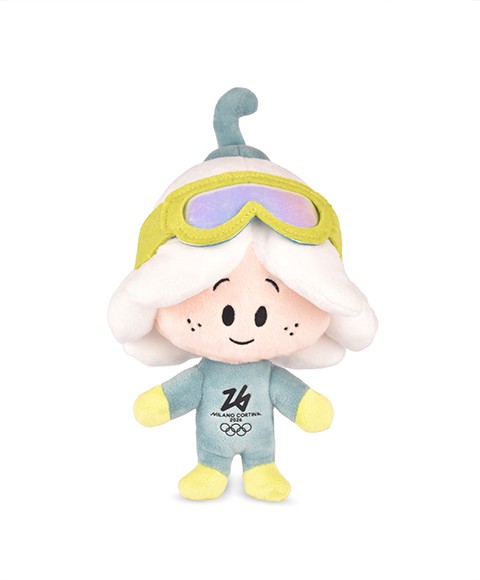 Peluche Mascotte SPORT FLO - Jeux Olympiques Milano-Cortina 2026 - 20 cm