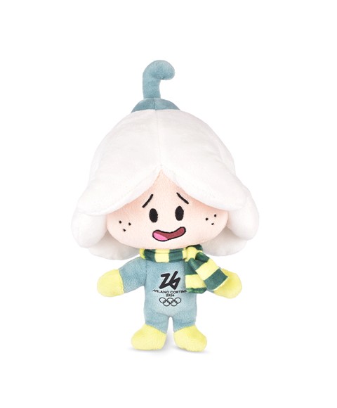 Peluche Mascotte CUTE FLO - Jeux Olympiques Milano-Cortina 2026 - 20 cm