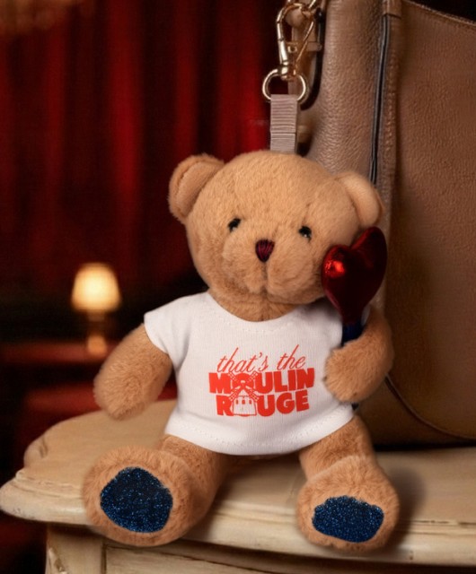 Porte-clés Ours X  avec t shirt Moulin Rouge