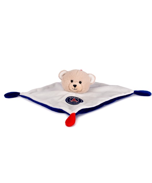 Doudou plat Ours PSG - 25 cm