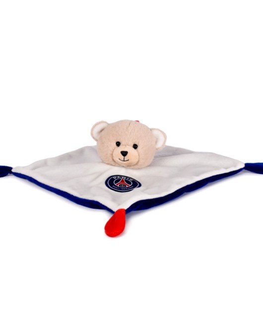 Doudou plat Ours PSG - 25 cm