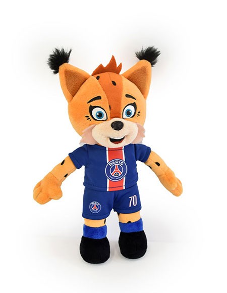 Peluche mascotte officielle PSG Germain Lynx