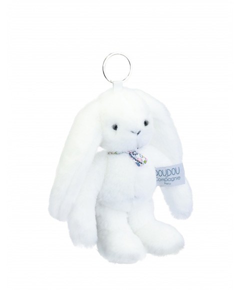 Porte clés  Blanc DC4295 - LAPIN FLEURETTE