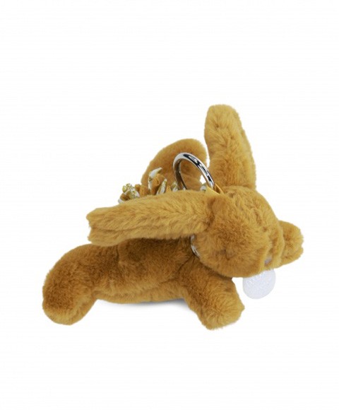 Lapin DOUDOU® - Porte-clés - Jaune moutarde