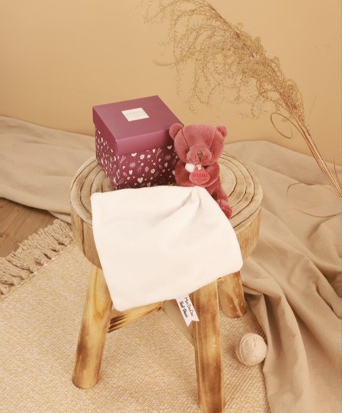 Mon petit ourson - Prune avec boite