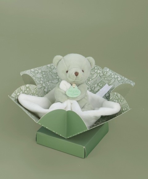 DOUDOU Mon petit ourson - Vert d'eau DC4357