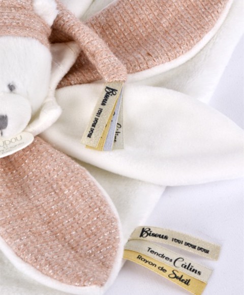 DOUDOU 25 ANS - OURS ROSE Doudou collector dc4332