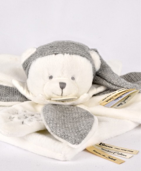 DOUDOU 25 ANS - OURS GRIS Doudou collector DC4337