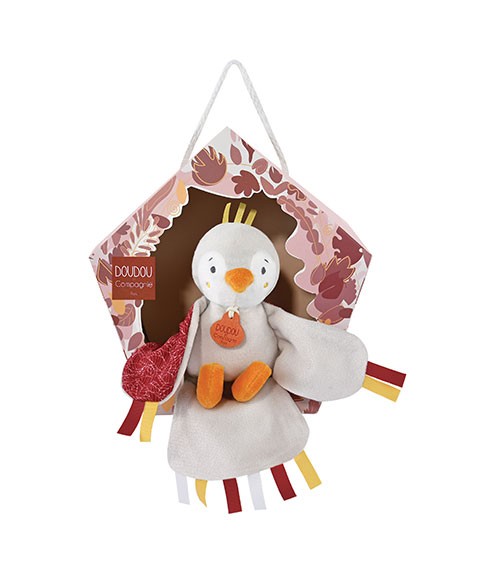 DC4048- peluche oiseau terracota