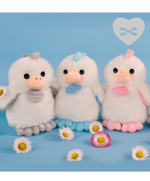 dc2913-Peluche poussin en peluche avec hochet - modèle aléatoire