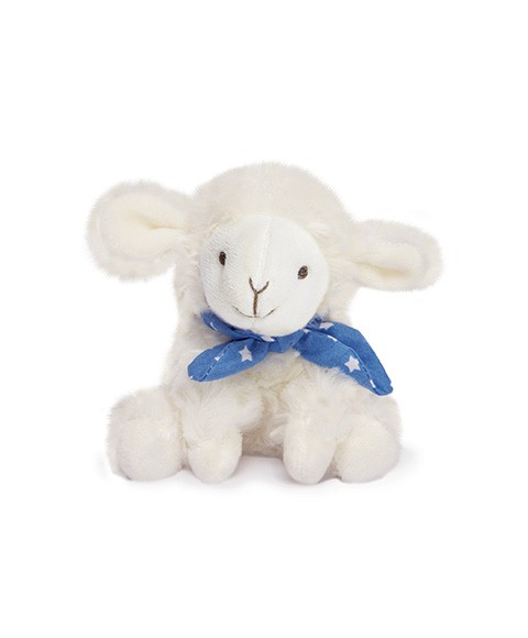 DC3817-Peluche agneau blanc avec chouchou - Modèle aléatoire