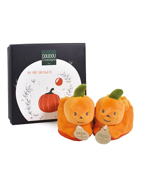 DC3889-Chaussons bébé forme citrouilles - 0-6 mois