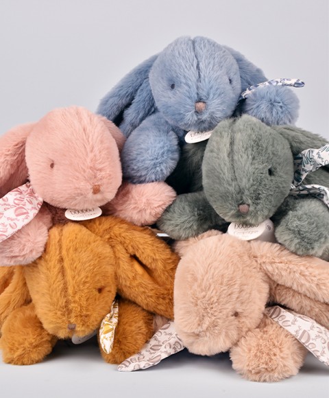 DC4140-DC4141-DC4142-DC4143-DC4144-DC4145-44.jpg- Lapin DOUDOU - Peluche lapin - 25 cm