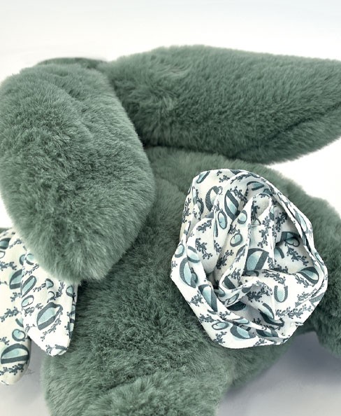 Lapin DOUDOU® vert - Peluche lapin - 25 cm - DC4143-4.jpg