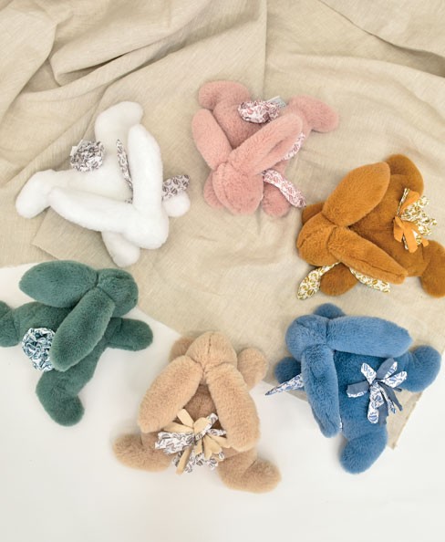 Lapin DOUDOU® - Peluche lapin Beige - 25 cm - DC4144.jpg