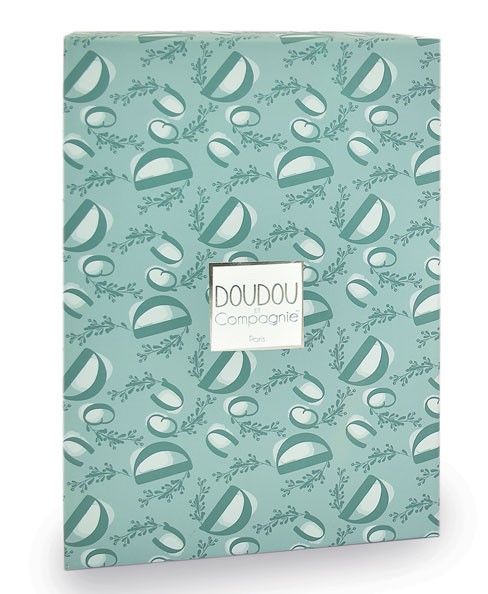 Doudou plat lapin  Vert - 29 cm - DC4149-3.jpg