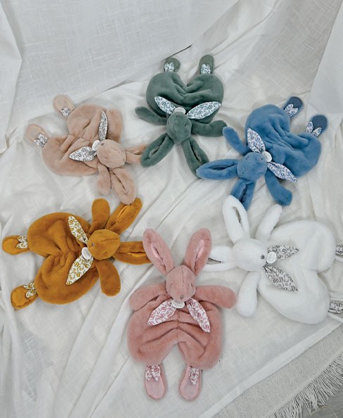 Lapin DOUDOU® - Doudou lapin Beige - 29 cm- DC4150-6.jpg