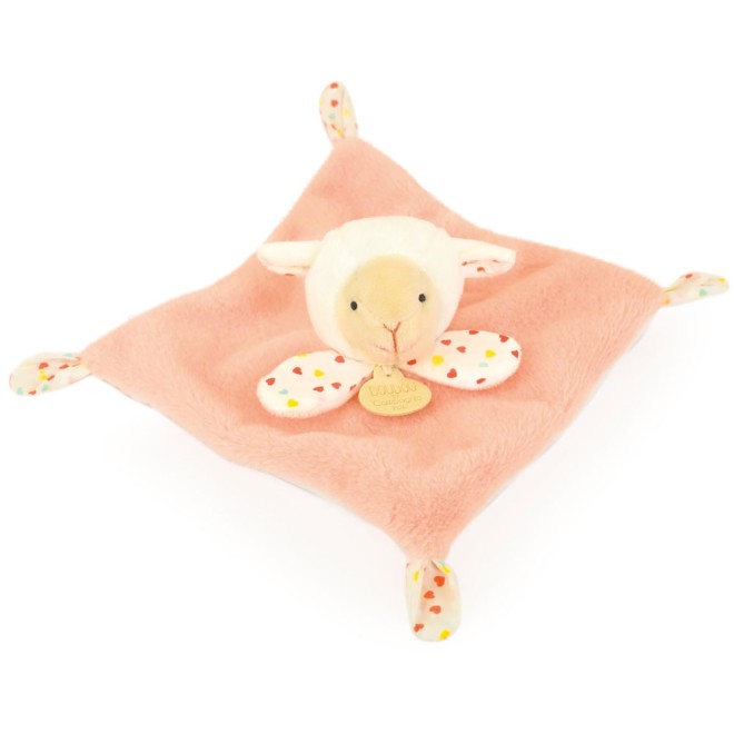 Doudou mouton orangé et blanc - dc4156-mouton1.jpg