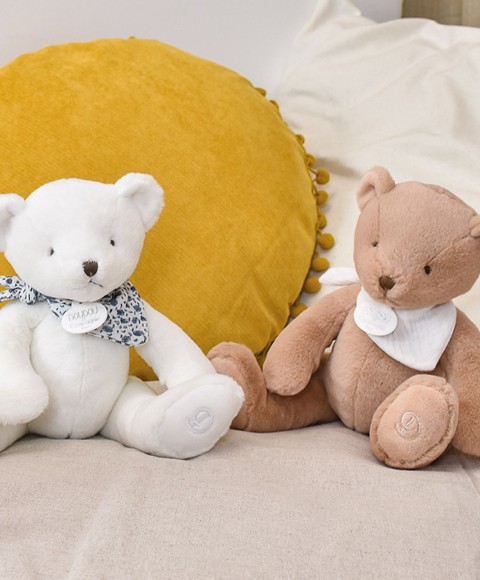 L'Ours Doudou® - Ours en peluche marron clair - 25 cm - DC4162-2.jpg