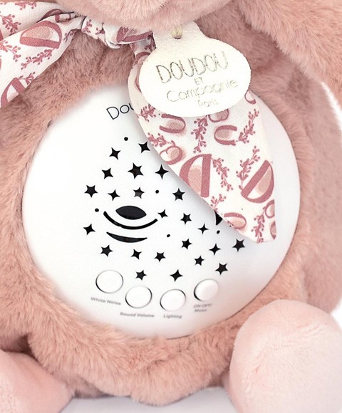 Veilleuse Lapin Musicale Projection mur avec chansons Douces - Rose poudré -DC4200-1.jpg