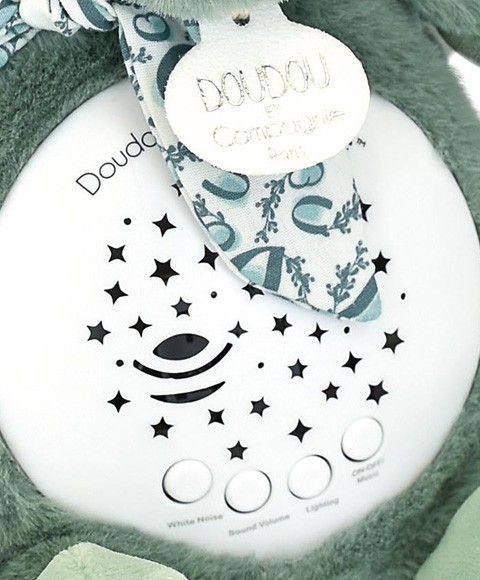 Veilleuse Lapin Musicale Projection mur avec chansons Douces - Vert sauge -DC4203-1.jpg