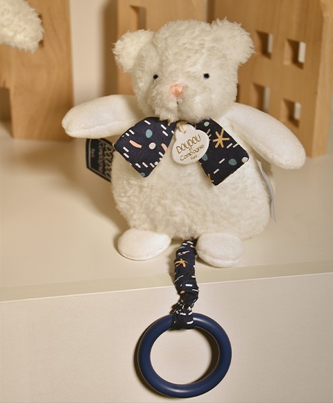 Boite a musique luminescente ours - 17 cm - Clair de Lune- DC4317-7.jpg