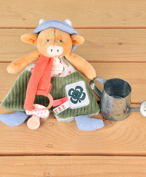 Doudou attache-sucette Vache Anette - 19 cm- DC4320-5.jpg